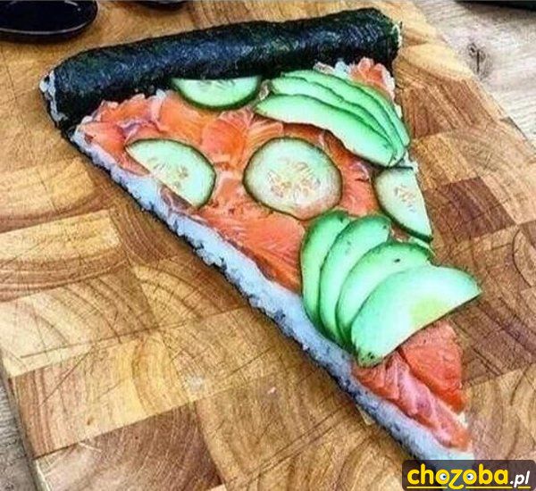 Sushi pizza
