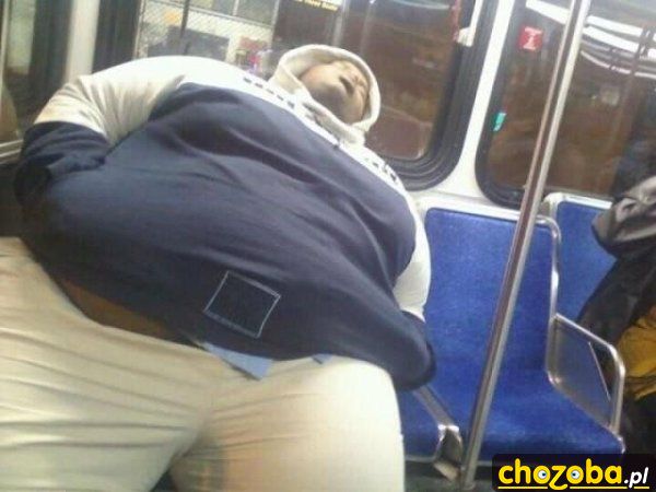 Gruby w metrze