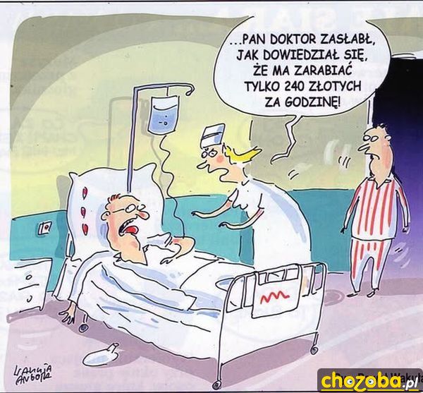 Doktor zasłabł