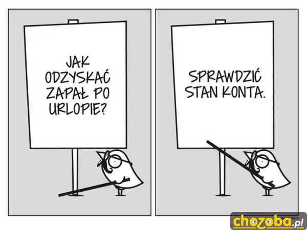 Zapał po urlopie