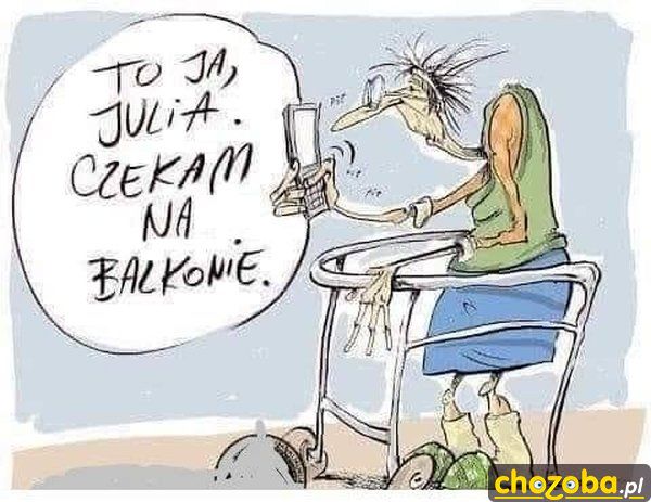 Julia na balkonie