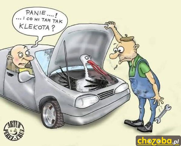 Słychać klekot
