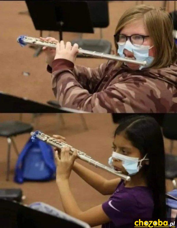 Orkiestra w maseczkach