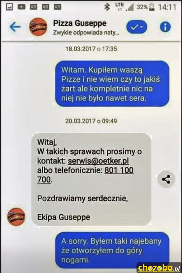 Goła pizza