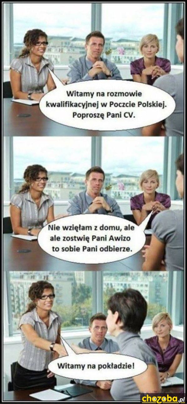 Zatrudnienie na poczcie